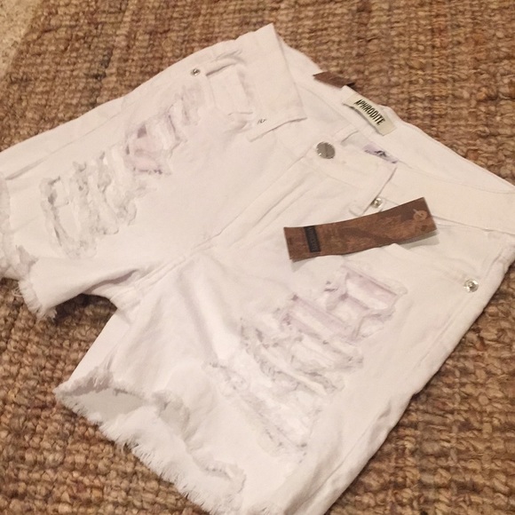 APHRODITE Stretch denim Shorts - Picture 1 of 3